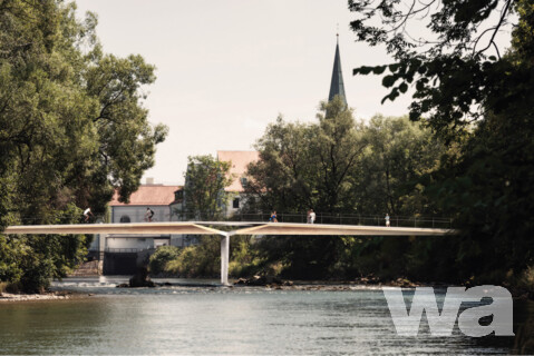 Illersteg - Neubau einer Fuß- und Radwegbrücke über die Iller zwischen den östlichen Stadtteilen und dem Stadtzentrum