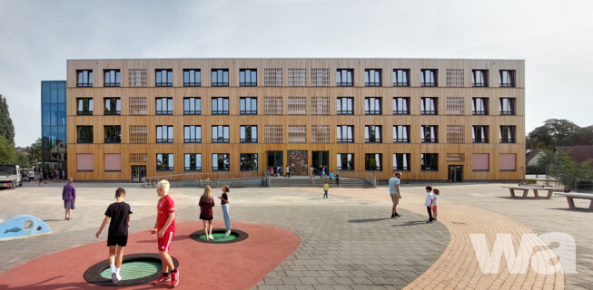 Um- und Ausbau der Wilhelm-Gentz-Grundschule inklusive Neubau einer Zweifeld-Turnhalle | © CKRS Architekten, Berlin