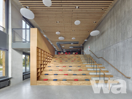 Um- und Ausbau der Wilhelm-Gentz-Grundschule inklusive Neubau einer Zweifeld-Turnhalle | © Stefan Müller, Berlin