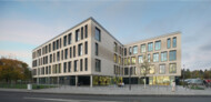 Johann-Wilhelm-Lehr-Plakette | Auszeichnung: Carl-von-Ossietzky-Schule, Wiesbaden | Architektur: architektei mey gmbh, Frankfurt am Main | Bauherrschaft: Landeshauptstadt Wiesbaden | Foto: Eibe Sönnecken, Darmstadt