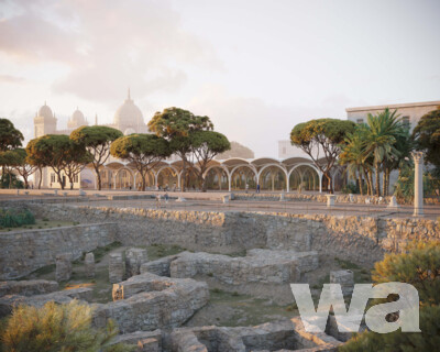 Wiederherstellung Akropolis von Byrsa, Sanierung Nationalmueum von Karthago, Tunesien