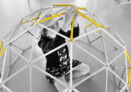 Gewinner | Kategorie «Nachwuchsförderung im Bereich Technik»: Mädchen bauen Zukunft mit!, Basel | Organisation: drumrum Raumschule & Queens of Structure CH Basel | Team: Sara Korn · Salome Hug · Nevena Torboski · Madeleine Weber · Nicole Zahner | Foto: © drumrum Raumschule, Basel