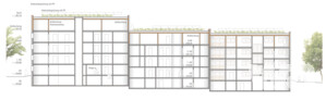 2. Preis KNERER UND LANG Architekten GmbH, München · RSP Freiraum GmbH, Dresden | Längsschnitt 579