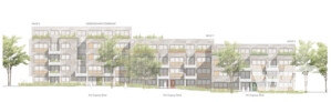 2. Preis KNERER UND LANG Architekten GmbH, München · RSP Freiraum GmbH, Dresden | Ansicht West
