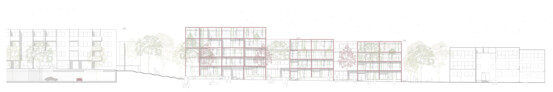 3. Preis .atelier coa, Stuttgart · Planstatt Senner für Landschaftsarchitektur und Umweltplanung, Überlingen | Ansicht West