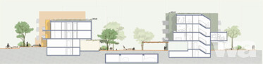 Anerkennung StudioVlayStreeruwitz ZT GmbH, Wien · Lindle + Bukor OG atelier für landschaft, Wien | Querschnitt Vertiefung