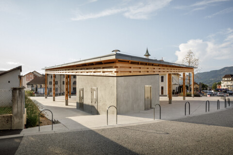 Town centre renewal: a museum, a square and a covered market