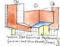 Concept watercolor sketches | © Steven Holl Architects