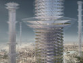 Honorable Mention: Spiral Farming Skyscraper | Artha Krisiantara, Indonesien