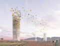 Honorable Mention: Elevated Plastic Skyscraper | Anissa Le Scornet · Andrea Battistoni, USA