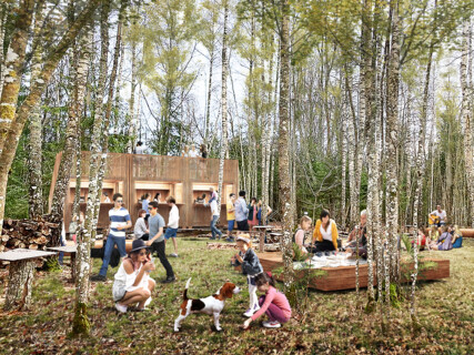 Sansusī Forest Food Court