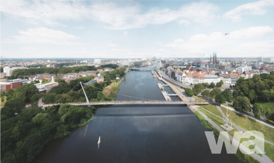 Wesersprung Mitte - Große Weserbrücke