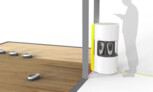 Product Design | Auszeichnung: Floorens - autonomous flooring system - zur voll­auto­nomen Holz­fuß­boden­bearbeitung | © Jan Philipp Haller · Marius Lorenzo Knipp, Hochschule für Gestaltung, Schwäbisch Gmünd