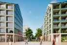 Gewinner / Winner: Benthem Crouwel Architects, Amsterdam · OVA Opočenský Valouch Architekti, Prag | Image: Rendering of the 4th Quadrant completion © Benthem Crouwel Architects