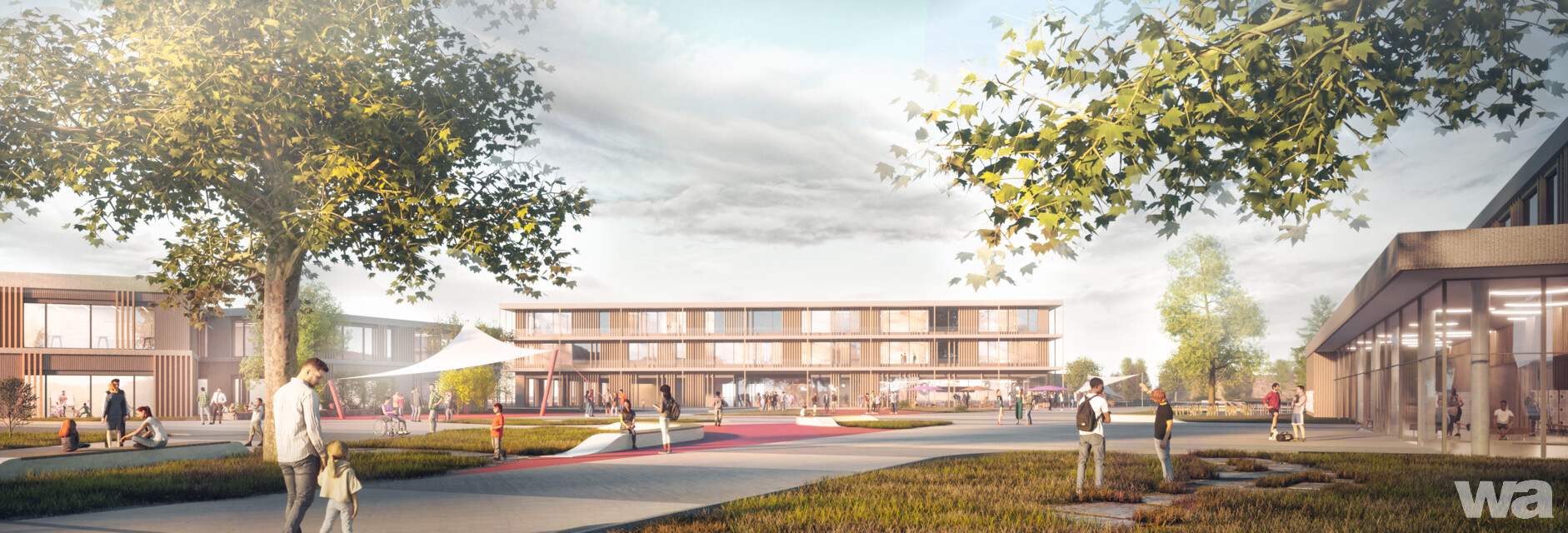 Ergebnis Neubau Schulcampus ESS & HKS in Hameln