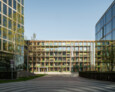 Anerkennung: Bundesgeschäftsstelle DAV in München | Architektur: Element · A Architekten, München (Entwurfsplanung und Ausführung); hiendl_schineis architektenpartnerschaft, Augsburg (Wettbewerb und Entwurf) | Bauherr: Deutscher Alpenverein e.V., München | Foto: © Pk Odessa Co, Sebastian Schels und Markus Lanz