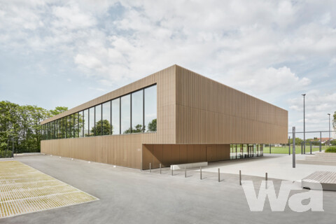 Sporthalle in den Breitwiesen | © Simon Sommer Fotografie