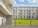 Auszeichnung: Collegium Academicum, Heidelberg-Rohrbach | Bauherr*innen: Collegium Academicum GmbH, Heidelberg | Architekt*innen: DGJ Architektur GmbH, Frankfurt am Main; Biek Architektur, Frankfurt am Main (LPH 8) (Bauleitung); hhpberlin Ingenieure für Brandschutz GmbH, Berlin (Brandschutz LPH 1-4); Schoob Architektur, Offenbach am Main (Brandschutz LPH 5-7) | Landschaftsarchitekt*innen: DGJ Architektur GmbH, Frankfurt am Main (LPH 1-4); GDLA Gornik Denkel landschaftsarchitektur partg mbb, Heidelberg (LPH 5-7) | Foto: Urheberrecht Thilo Ross Urh. Nr. 4026999, Quelle: DGJ Architektur GmbH.