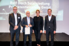 Deutsche Solarpreisverleihung 2023 | Preisträger*in: Plusenergie-Klimahäuser Schallstadt – Rolf Disch Solarsiedlung Projektentwicklung GmbH, Schallstadt/Freiburg | Foto: © EUROSOLAR e.V.