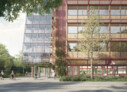 1. Rang / 1. Preis: ARGE bernath+widmer Architekten AG / Marco Duarte Architekten, Zürich | Krebs und Herde Landschaftsarchitekten GmbH, Winterthur | Visualisierung: imagine we create. Matosinhos, PT