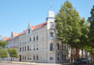 Gewinner in der Kategorie „Historische Gebäude und Stilfassaden“: Goethestraße, 19322 Wittenberge in Brandenburg | Planer: IBS Ingenieurbüro Schulze, Dipl.-Bauingenieurin A. Schulze-Mack, Bad Wilsnack | Handwerksbetrieb: Wolfgang Duwe Hausmeisterdienst & Wohnungsinstandsetzung GmbH, Wittenberge | Eigentümerin: Wohnungsbaugesellschaft der Stadt Wittenberge mbH