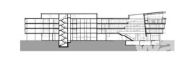 Schnitt Institutsgebäude | © HHS Planer + Architekten AG, Kassel