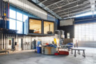 Lobende Erwähnung: Containermanufaktur | Architektur: KSV Krüger Schuberth Vandreike, Planung und Kommunikation GmbH, Berlin | Bauleitung: Ingenieurbüro Große & Partner, Grünheide (Mark) | Tragwerk: Ch. Trost GmbH, Berlin | Technische Ausstattung: IBW – Ingenieurbüro, Berlin | Bauherrin: Containermanufaktur, Gesellschaft für modulare Seecontainerbauten mbH, Rüdersdorf bei Berlin | Foto: © KSV Krüger Schuberth Vandreike, Nils Clausen