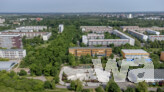 Architekturpreis: Skateanlage Parkallee | Architekt: GFSL gruen fuer stadt + leben landschaftsarchitektur eG, Leipzig | Bauherr: Stadt Leipzig, Amt für Stadtgrün und Gewässer | Foto: © Thomas Nowotka, Leipzig