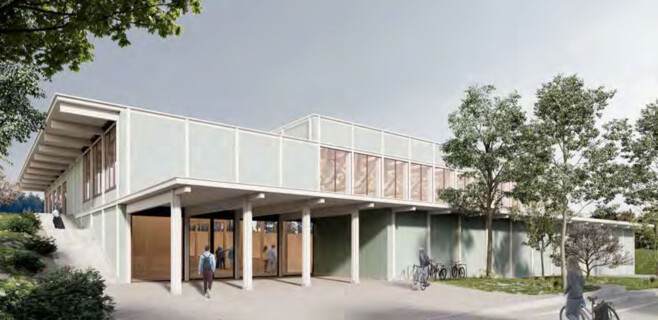 Neubau Turnhalle Breite