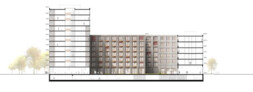 Längsschnitt | © CKRS Architekten, Berlin