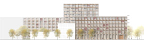 Ansicht Straßenfassaden | © CKRS Architekten, Berlin