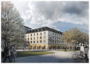 Antonio-Petrini-Preis 2023: STÄDTEBAULICHE ARRONDIERUNG - Hotel und Gastronomie am Paradeplatz | Bauherr: FV Parade-Invest GmbH, vertreten durch: Family Value Management GmbH | Architekt: Braun Schlockermann Dreesen Planungsgesellschaft mbH, Frankfurt am Main | Visualisierung: Stefan Sauer