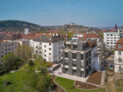 2. Preis: MIT ALT MACH NEU - Aufstockung und Erweiterung eines Mehrfamilienwohnhauses | Bauherr: Alexa und Heinrich Feldhaus | Architekt: stefan lang architektur, Würzburg | Foto: Benjamin Brückner