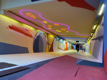 Licht-Kunst-Tunnel