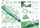 Fachsparte Landschaftsarchitektur | Sonderpreis für interdisziplinäres nachhaltiges Planen und Bauen gestiftet von eZeit Ingenieure GmbH: Dickes B an der Spree | © Robin Tammer, Simeon von Russow, Floris Duqeusnoy (BHT Berlin)