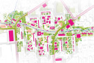 Fachsparte Städtebau | 1. Diesing-Preis gestiftet von der Karl-Friedrich-Schinkel-Stiftung: Grüner Ring | © Jonas Rehwagen, Maksym Ognievoi (TU Dresden)