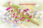 Fachsparte Städtebau | 1. Diesing-Preis gestiftet von der Karl-Friedrich-Schinkel-Stiftung: Grüner Ring | © Jonas Rehwagen, Maksym Ognievoi (TU Dresden)