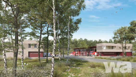 Neubau Feuerwehrgebäude mit Zivilschutzlager & Rettungswache (DRK)