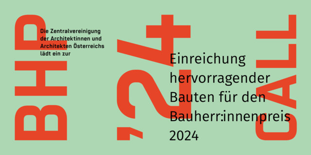 Bauherr:innenpreis der Zentralvereinigung der Architekt:innen Österreichs 2024