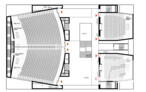 Hörsaalzentrum - Grundriss Ebene +6,95 | © Ferdinand Heide Architekt