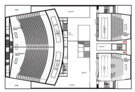 Hörsaalzentrum - Grundriss Ebene +4,00 | © Ferdinand Heide Architekt