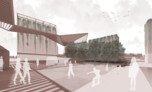 3. Preis Städtebau: © Klara Sauer, HTW Saar – Schule für Architektur Saar