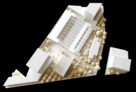 Model of Neutelings Riedijk Architect’s urban design proposal (Image © Neutelings Riedijk Architects)