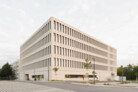 Sieger in der Kategorie „Fassaden und Bauwerke mit massivem Naturstein“: Kriminaltechnisches Institut des LKA Sachsen, Dresden (wa-2022191) | heinlewischer, Dresden | Foto: © Brigida González, Stuttgart