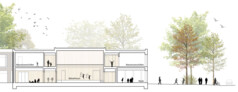 Querschnitt Haupthaus und Lernhaus | © farwick+grote Architekten BDA Stadtplaner, Ahaus/Dortmund