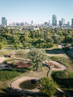 Revitalisierung des Pole Mokotowskie Park / Rewitalizację Parku Pole Mokotowskie | © WXCA - A. Borun, T. Wieteska