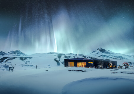 Iceland Ski Snow Cabin