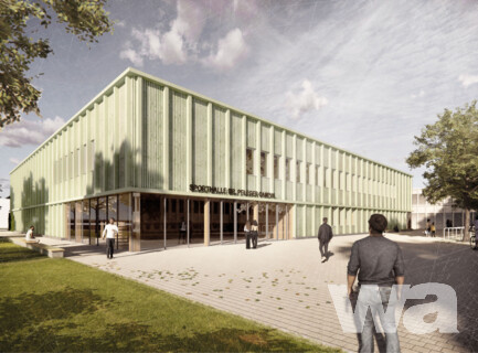 Dreifeldsporthalle auf dem Dr. Pfleger Campus Hallstadt