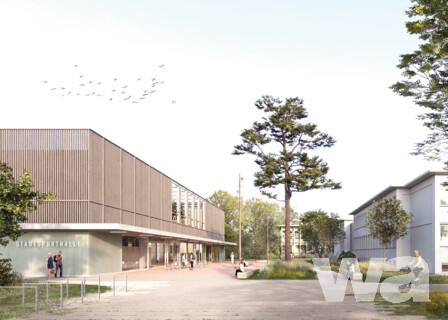 Dreifeldsporthalle auf dem Dr. Pfleger Campus Hallstadt