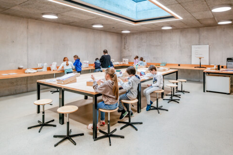 Schulanlage Walka mit Auditorium | © Susanne Goldschmid